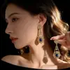 Pendientes de Aro Huecos Redondos de Diseño Étnico para Mujer, Estilo Palacio, Joyería para Orejas de Moda y Popular, Más Vendidos Transfronterizos
