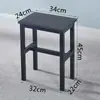 Banqueta Quadrada Simples, Banqueta Espessa para Oficina de Fábrica, Cadeira para Treinamento de Trabalho, Banqueta de Estudante, Banqueta Colorida para Jantar, Cadeira Doméstica para Adultos