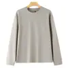 Sudadera con Estampado de Piña de 320 g Manga Larga Unisex Primavera y Otoño 2024 Cuello Redondo Color Sólido Corte Holgado Puños Ajustados