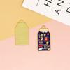 Cientos de Accesorios para Joyería DIY, Dijes Colgantes de Bendición Estilo Chino con Aceite de Aleación, Materiales Hechos a Mano