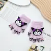 Guantes Lindos de Dibujos Animados para Niños Cálidos de Invierno y a Prueba de Frío Bebé de Dibujos Animados Engrosados de Cinco Dedos Sanrio para Niños y Niñas