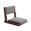 Silla de Madera Maciza para Ventana Saliente, Sofá Perezoso, Asiento de Tatami, Balcón de Dormitorio, Silla Plegable Individual con Respaldo y Silla de Habitación