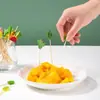 Palillos Desechables para Frutas Brochetas de Bambú Palillos de Flores Tenedores para Frutas Palillos para Sushi Tenedores Palillos Creativos para Cócteles Palillos para Postres Envío Gratis