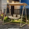 Silla Mecedora de Exterior, Silla Colgante, Cuna Doble para Patio, Hamaca para Terraza de Casa, Jardín, Patio Pequeño, Cesta Colgante, Columpio de Exterior