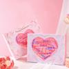 Caja de Regalo para el Día de San Valentín Chino con Tapa y Base, Caja de Regalo para Novia, Caja de Regalo de Recuerdo de Amor con Lápiz Labial y Perfume