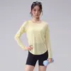 Conjunto de Yoga Leve com Gola Redonda para Mulheres Cobertura Solta Disfarça Imperfeições Emagrecimento Respirável Fitness Corrida Treinamento Exercício Diário Yoga