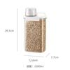 Frasco de Almacenamiento de Granos de Cocina Recipiente para Almacenar Granos Cubeta Transparente para Arroz Tarro para Harina Recipiente Hermético de Plástico Caja de Almacenamiento