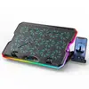 Radiador para portátil F15 con efecto de luz RGB, pantalla con soporte para teléfono móvil, tableta, radiador para portátil