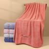 Toalla de baño transfronteriza de comercio exterior al por mayor, toalla de vellón coral con viento, toalla de baño absorbente para dormitorio de estudiantes, condado de Gaoyang
