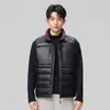 Chaleco de Plumas para Hombre 2025 Otoño e Invierno Nueva Moda Ropa de Moda Chaqueta para Hombre Chaleco Cálido y a Prueba de Frío Chaleco