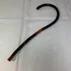 Masajeador de gancho de ratán natural para cuello, hombros, cintura y columna cervical, gancho de madera de ratán hecho a mano para dar palmaditas en la espalda