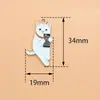 Componentes de accesorios DIY de la serie de animales transfronterizos: accesorios hechos a mano de gato y pez para manualidades DIY, componentes de accesorios DIY de alto valor