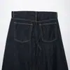 Jeans casuales de moda europea y americana ZA para mujer, con dobladillo enrollado, un artículo popular en AliExpress