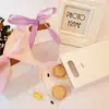 Caixa de papel de couro de vaca portátil Saco de biscoito Cookie caixa de bolo Saco de embalagem para lanche ocidental saco de papel para doce nougat