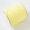 Rollo Grande de 6 mm Cinta de Gasa Translúcida Hilo de Leche Hilo de Nieve Doble Cara Hecho a Mano DIY Accesorios para el Cabello Accesorios de Lazo Decoración de Boda