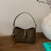 Bolsas Super Populares Outono e Inverno para Mulheres 2025 Nova Bolsa Saco Retrô de Grande Capacidade Estilo Coreano Moda Bolsa de Ombro Único Transversal