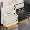 Estante de Almacenamiento para Paraguas, Estante de Almacenamiento de Pie, Cesta Escurridora para Paraguas de Mango Largo, Estante de Almacenamiento para Paraguas Plegables, Estante para Paraguas de Lobby Comercial