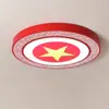 Luz de techo de estrella de cinco puntas LED luz roja sala de construcción de fiestas oficina sala de reuniones pasillo fiesta Luz lámparas de vestíbulo de hotel