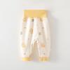Pantalones de Bebé Algodón Puro Tipo a Cintura Alta Protección de Vientre Recién Nacido Ropa para el Hogar Niños y Niñas Pantalones de Bebé Ropa para Niños Anyang