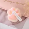 Vela de pata de gato, aroma a durazno, vela sin humo, amigable con la piel, vela aromática sólida para el ambiente de pareja, juguete de cera que gotea