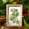 Hermoso Día Pegatinas para Mascotas Serie Canto de Pájaros y Casa con Flores Escenario de Jaula de Pájaros Pegatinas Decorativas DIY 30 Hojas 6 Diseños