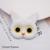 Parche de Goma Blanda de PVC Agujero Amuletos para Zapatos Accesorios Hecho a Mano DIY Taza de Agua Pantuflas Funda de Teléfono Gato Conejo 3D Blanco y Negro