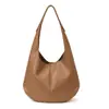 Bolsa Tote Retrô Estilo Preguiçoso 2025 Novo Estilo Simples Grande Capacidade High-End Moda Feminina Versátil Bolsa de Ombro de Axila
