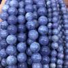 Chalcedony de lavanda optimizado, cuentas sueltas para bisutería, venta al por mayor, accesorios para pulseras y collares hechos a mano, cuentas espaciadoras
