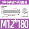 Ventas Directas de Fábrica M3-M12 GB 304 acero inoxidable Tornillo hexagonal exterior cabeza hexagonal tornillo hexagonal