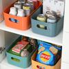 Caja de Almacenamiento de Cosméticos de Escritorio para Libros, Caja para Acabado de Artículos Varios, Cesta de Almacenamiento de Plástico para Snacks, Caja de Almacenamiento para Cocina Doméstica