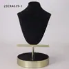 Soporte de Joyería de Dos Niveles Retro para Collar, Simple para Collar, Pulsera, Pendientes, Anillo, Soporte de Exhibición de Joyería, Exhibición de Joyería