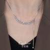 Tiktok mismo estilo diseño personalizado sentido del diseño espiga de trigo collar ajustable temperamento retro collar estilo frío ins cadena de clavícula