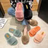 Pantufas Peludas para Uso Externo Feminino Outono e Inverno Pantufas de Interior Sapatilhas Versáteis Pantufas de Algodão 2024 Novo Pelúcia Antiderrapante Sapatos de Casa