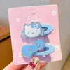 Pinza para el pelo de gatito de dibujos animados linda para bebé Clip para flequillo de niña Pinza para el pelo de la frente de niña Pinza para el pelo de niños Tocado