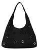 Estilo Coreano Bolso Sencillo para Suegra Bolso de Axila Nuevo Estilo para Mujer Bolso Tote de Gran Capacidad para Viajes Casual Bolso de Hombro con Textura