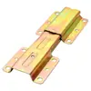 Hebilla pestillo para reposabrazos de sofá Conector para muebles Deslizador cónico triangular Herraje sujetador para hombro de sofá