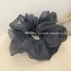 Scrunchie de Rede com Bolinhas Onduladas Estilo Coreano para Mulheres, Elástico de Cabelo de Alta Qualidade, Corda de Cabelo da Moda, Acessório de Cabelo