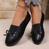 Sapatos de Ballet de Couro Genuíno de Alta Qualidade para Mulheres, Novos Slip-Ons com Solado Plano, Sapatos Pequenos de Couro Versáteis, Sapatos da Moda