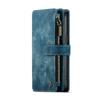 Para iPhone13 bolsa vintage con cremallera funda de cuero para teléfono móvil funda abatible multifuncional hebilla magnética Apple 12Pro funda protectora