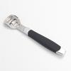Artefacto para rozar el pie con mango cubierto para eliminar piel muerta y raspar callos cuchillo para afeitar pies herramienta para el cuidado de los pies acero inoxidable molienda de pies raspado de piel