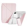 Adecuado para iPad 3Y Plegable Funda Protectora de 10.2 Pulgadas 25 Modelos Funda Protectora para Tableta iPad con Ranura para Lápiz Cubierta Flip Funda Inferior de Alta Transparencia