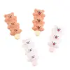 Accesorios de resina de dibujos animados de cachorros de línea Accesorios DIY hechos a mano con pegamento de crema para funda de teléfono llavero pasador imán para refrigerador