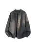Suéter cárdigan de cuello redondo para hombre, nuevo estilo otoño/invierno, estética vintage "old money", botones rojos, holgado y casual, perfecto como capa exterior o chaqueta de punto