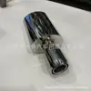 Tubo de escape trasero modificado para coche, silenciador en línea para coche con sonido, tubo de escape de acero inoxidable, silenciador, forma universal