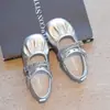 Sapatos de Couro para Meninas Sapatos Mary Jane Outono Estilo Britânico Sapatilhas Mocassins Infantis Sapatos Estilosos para Meninas Primavera/Outono Menininha