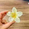 Presilha de Cabelo Gradiente Pérola Plumeria Transfronteiriça Europeia e Americana Presilha de Flor Presilha Lateral Presilha para Meio Preso Parte de Trás da Cabeça Presilha de Tubarão