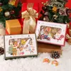 Caja de Regalo de Dulces de Navidad Copo de Nieve Turrón Galleta Embalaje de Regalo Caja de Regalo Caja Vacía Bolsita de Souvenir