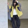 Chaquetas Casuales para Niñas de Primavera y Otoño Ropa Infantil Tops Deportivos para Exteriores Cortavientos con Bloques de Color Chaqueta con Cremallera Moderna