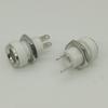 Toma de corriente CC DC-022B hembra de 5,5 x 2,1/2,5 pines y 3,5 x 1,3 pines, conector hembra CC de cobre.