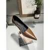 Elegantes Zapatos de Tacón Alto 2025 Primavera Nuevo Estilo de Moda Tacón Fino Punta Fina Zapatos de Salón para Mujer Tacones Altos de Punta Fina Negros